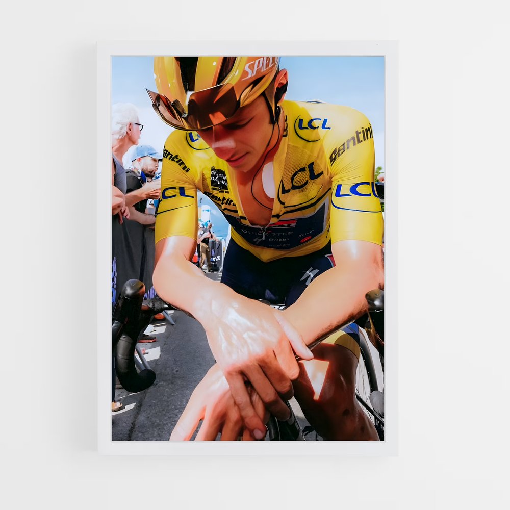 Poster Le Champion Jaune – affiche Cyclisme (vue 3)